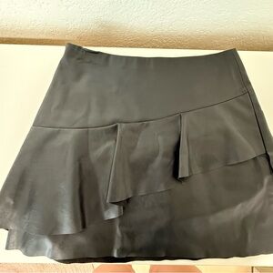 Vestique Asymmetrical Black Skirt